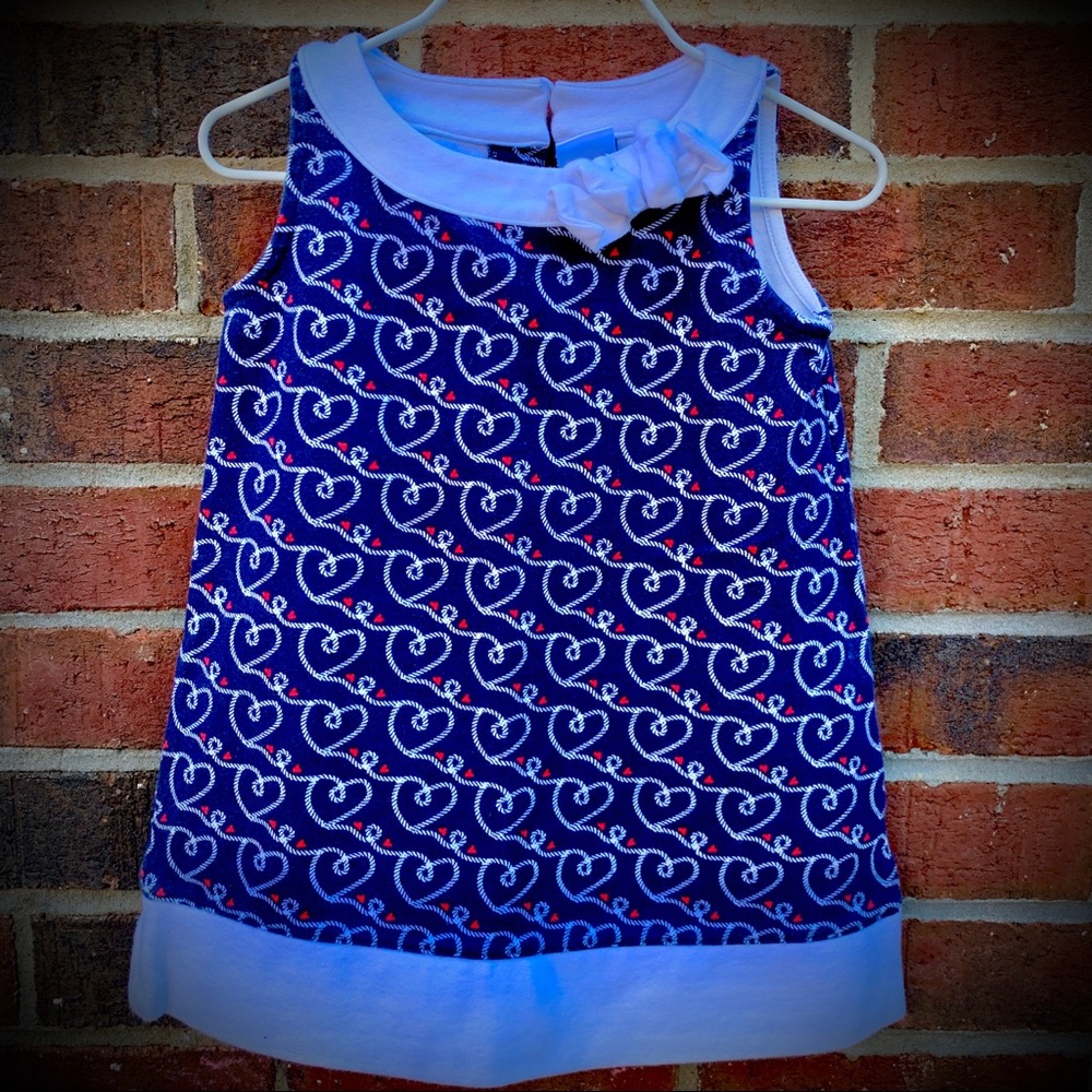 Gymboree Red White & Blue Nautical Shift Dress